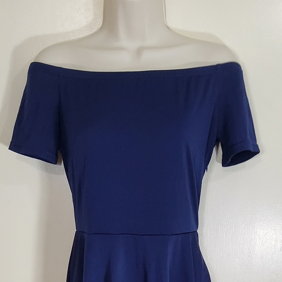 CUQY Womens Off The Shoulder High Low Hem - Picture 5 of 8